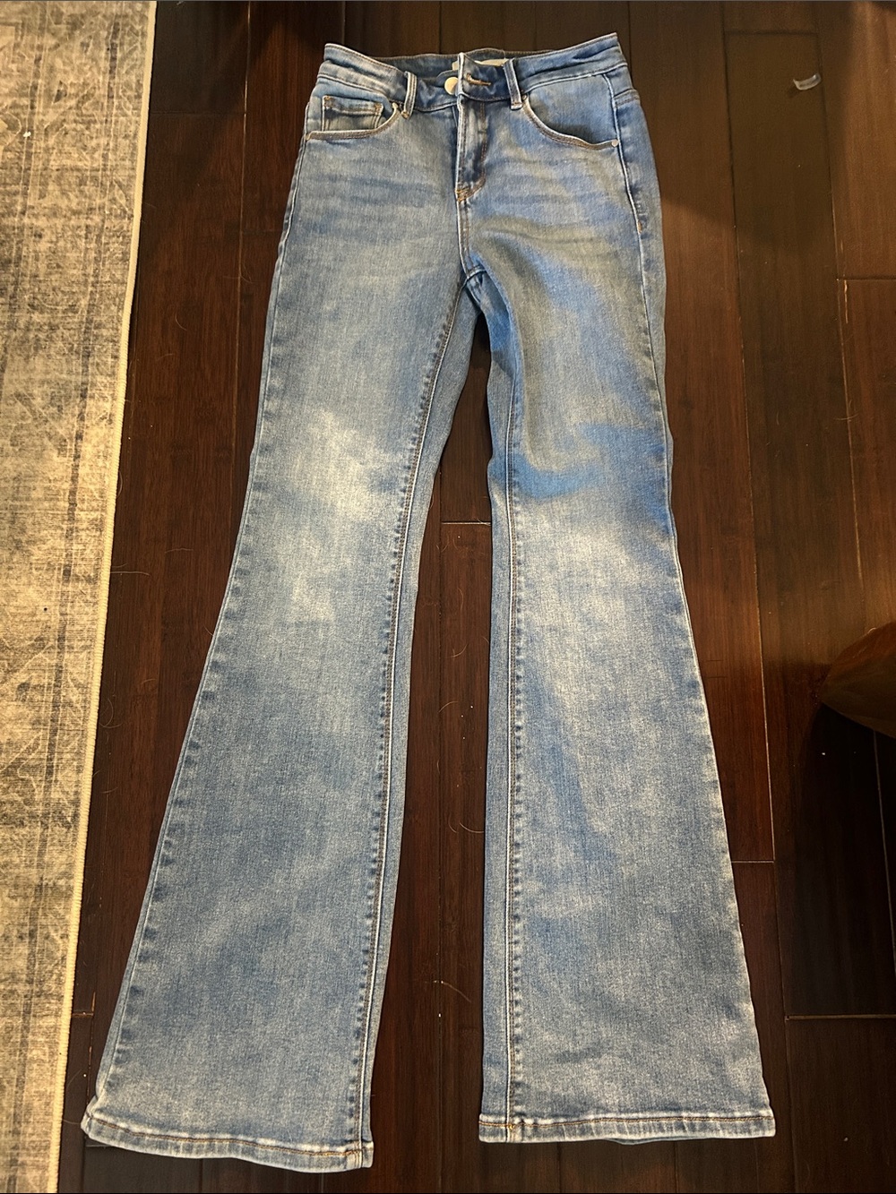 Risen Light Blue Women's Flare Jeans